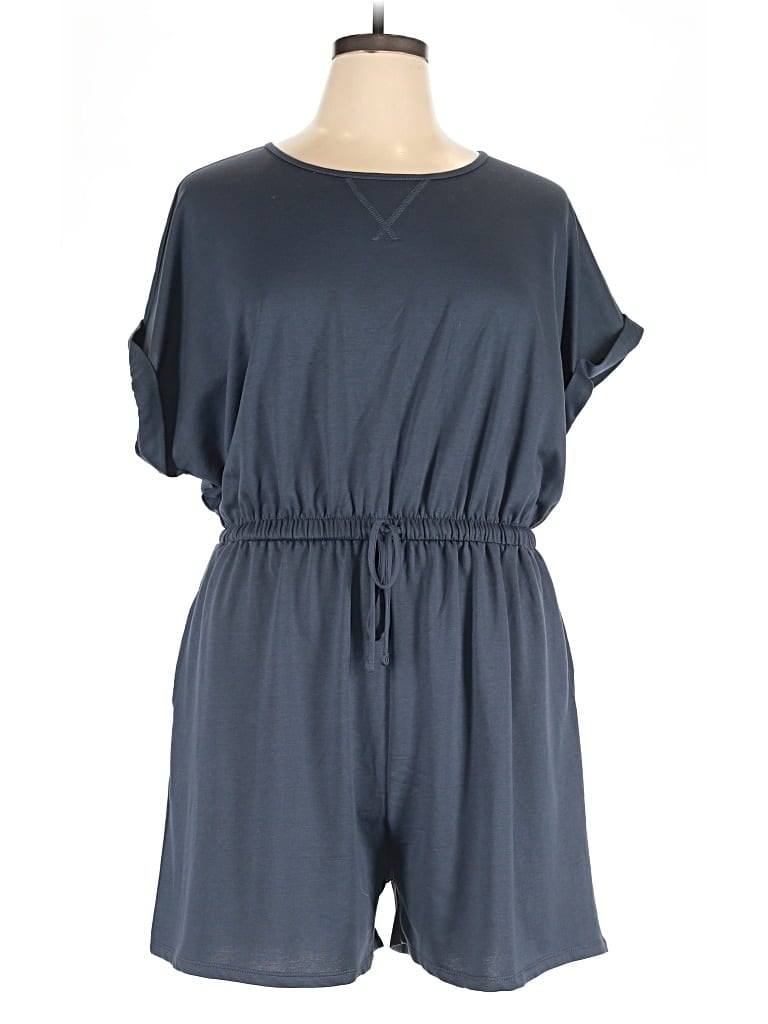 Pre-owned 24/7 Maurices Romper In Gray