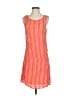 Ella Moss 100% Rayon Print Orange Casual Dress Size XS - photo 1