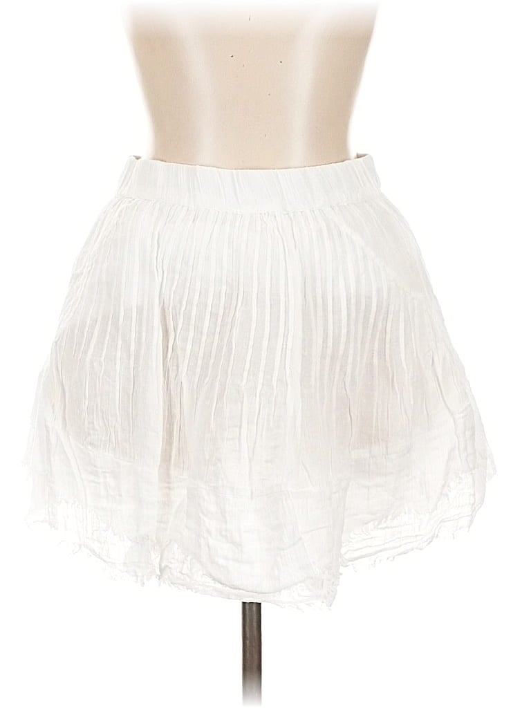 Pre-owned Elan Casual Skirt In White
