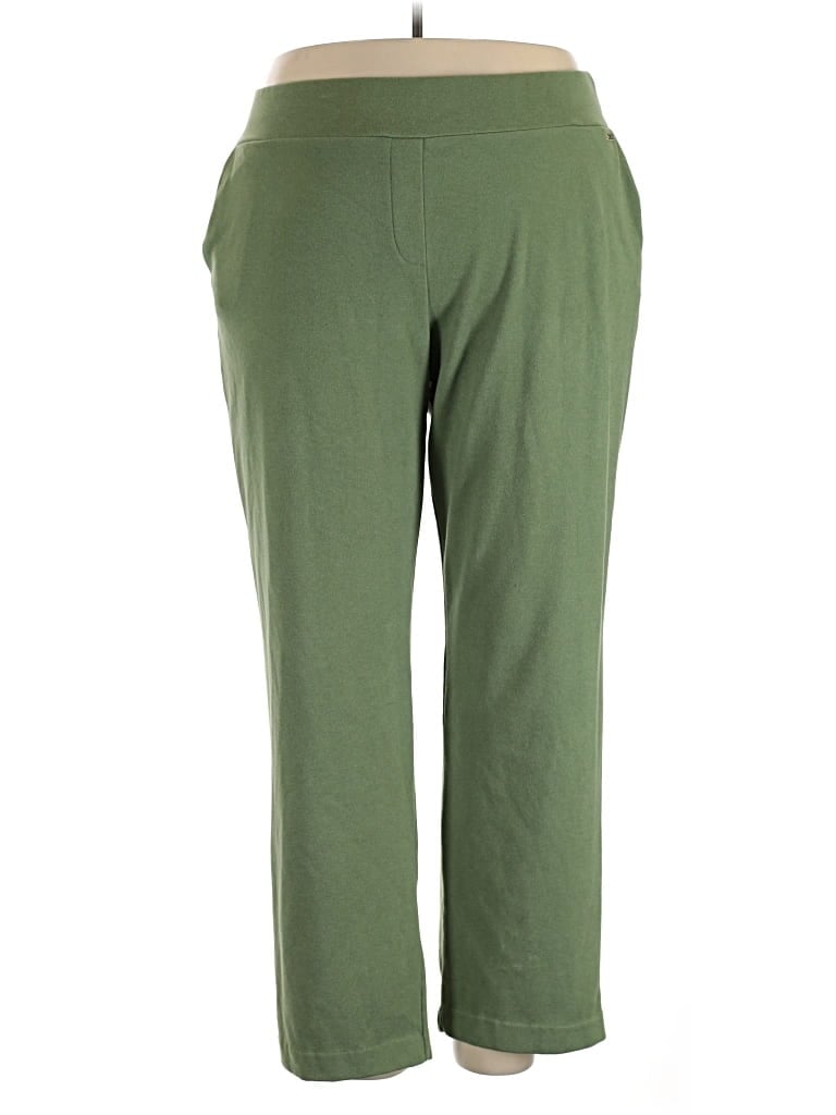 Pre-owned Jones New York Signature Casual Pants In Green