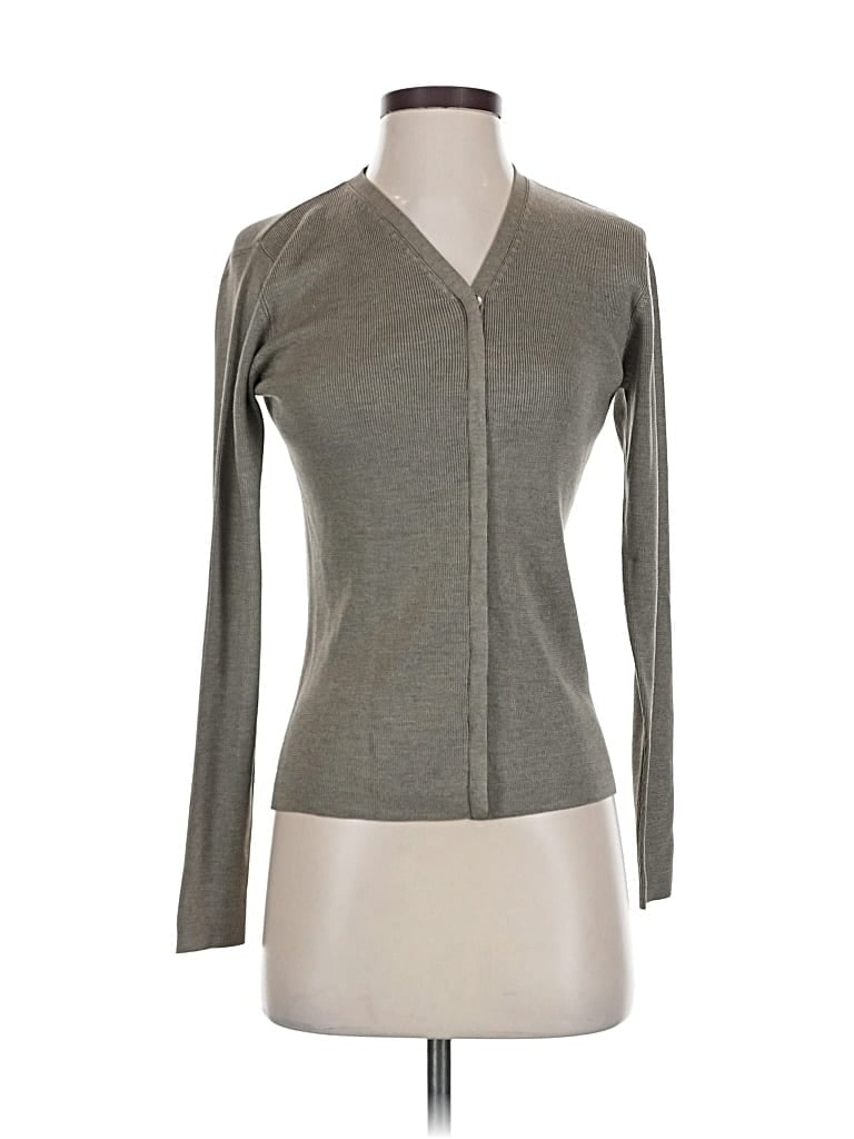 Pre-owned Banana Republic Cardigan Sweater In Gray
