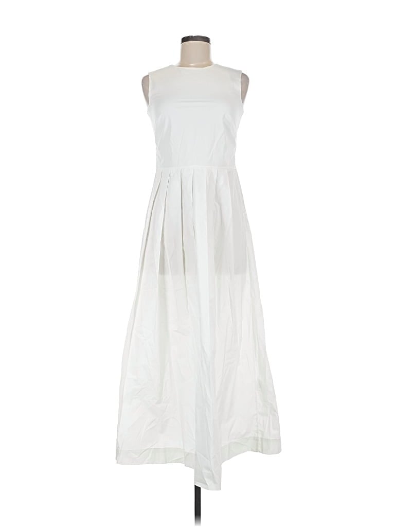 Pre-owned Avavav Casual Dress In White