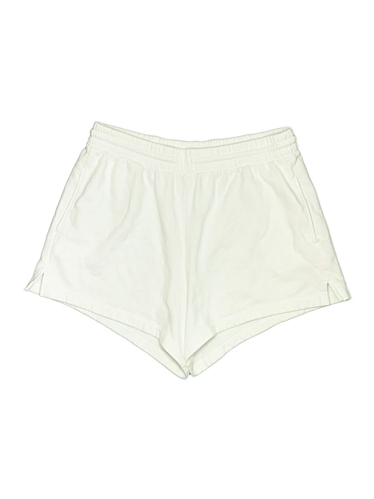 Pre-owned Abercrombie & Fitch Athletic Shorts In White