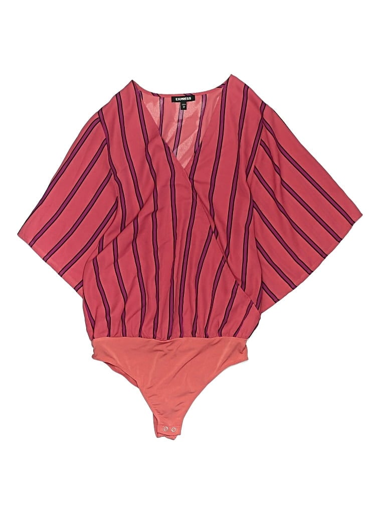 Pre-owned Express Bodysuit In Pink