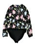 Apt. 9 100% Polyester Floral Black Kimono Size XL - photo 1