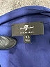 7 For All Mankind Blue Long Sleeve Blouse Size XS - photo 6