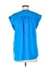 Rebecca Taylor 100% Polyester Blue Short Sleeve Blouse Size 6 - photo 2