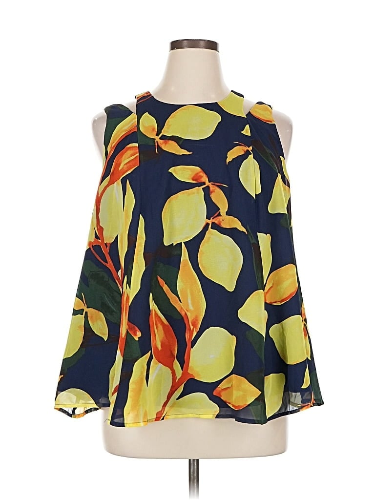Pre-owned Ryan Wythe Sleeveless Blouse In Yellow