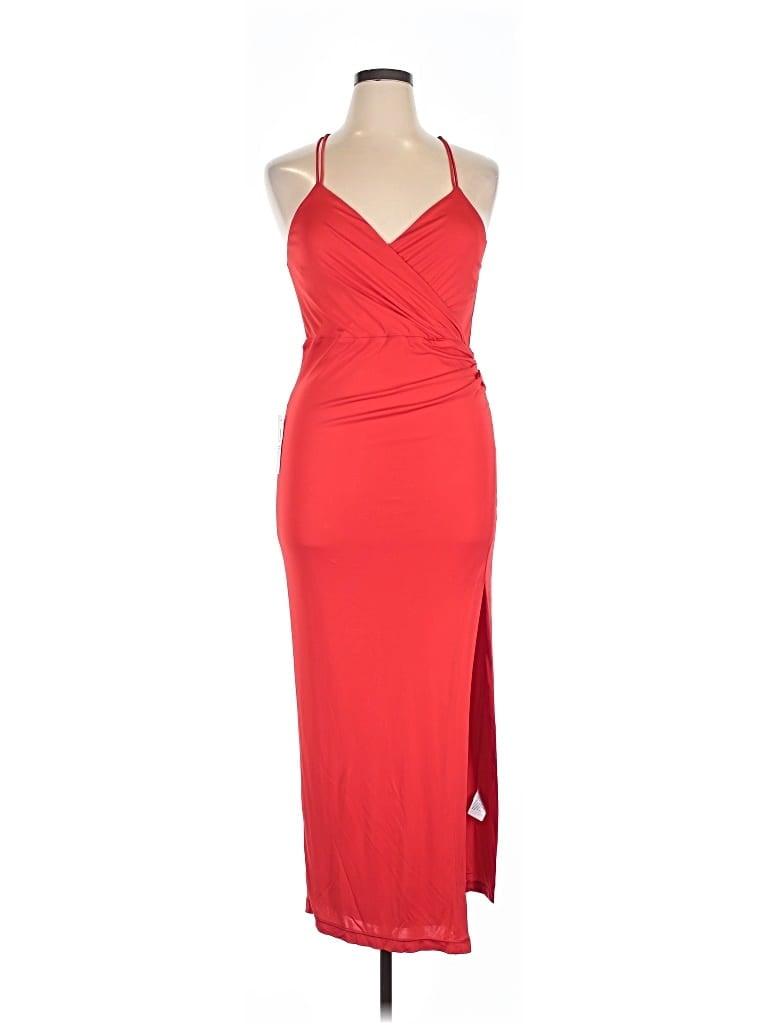 Bardot Cocktail Dress In Red