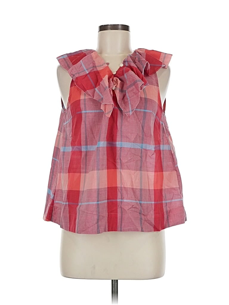 Pre-owned Isabella Sinclair Sleeveless Blouse In Red