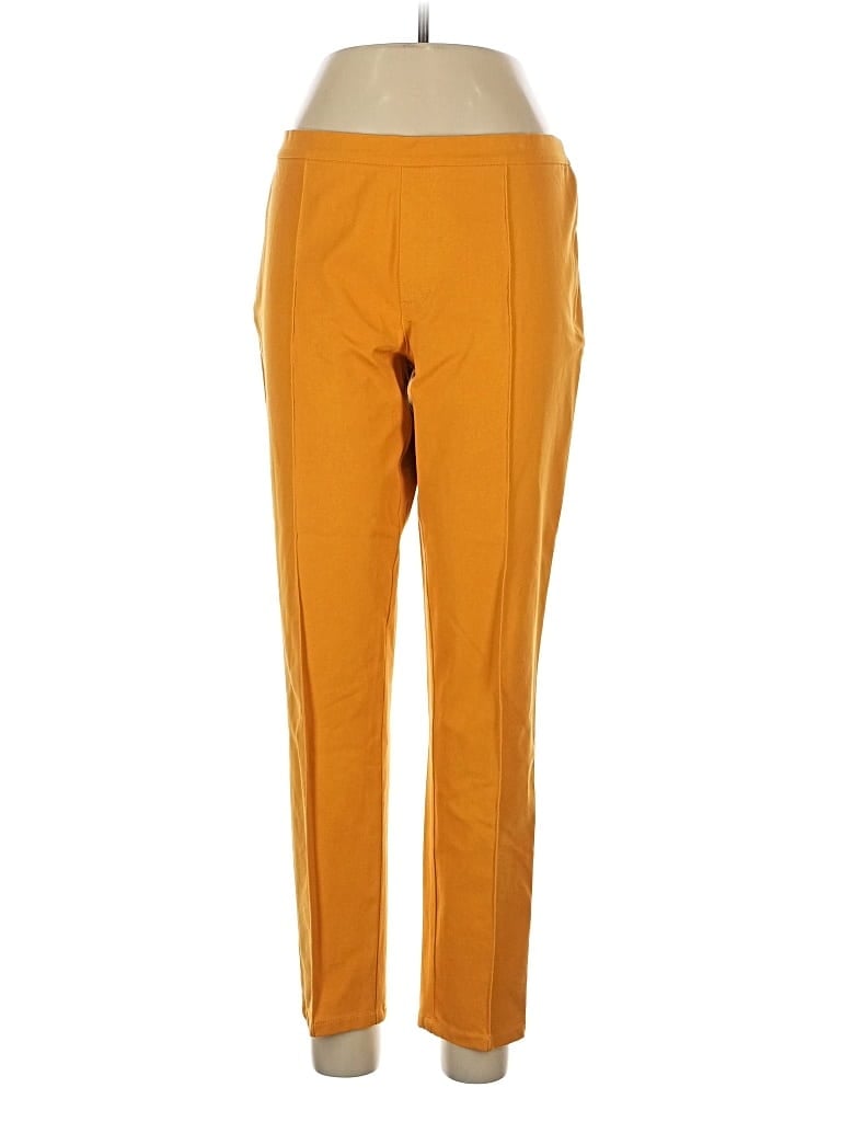 Pre-owned Isaac Mizrahi Live Casual Pants In Yellow
