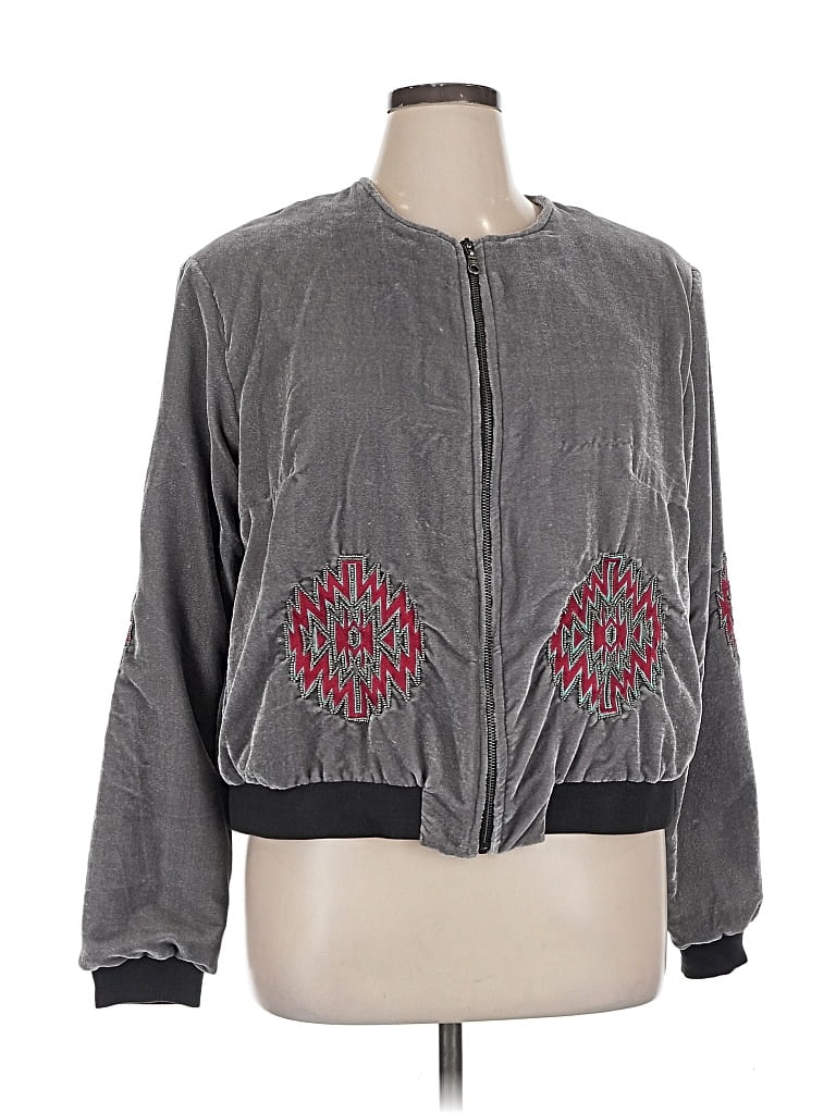 Pre-owned Crazy Train Jacket In Gray