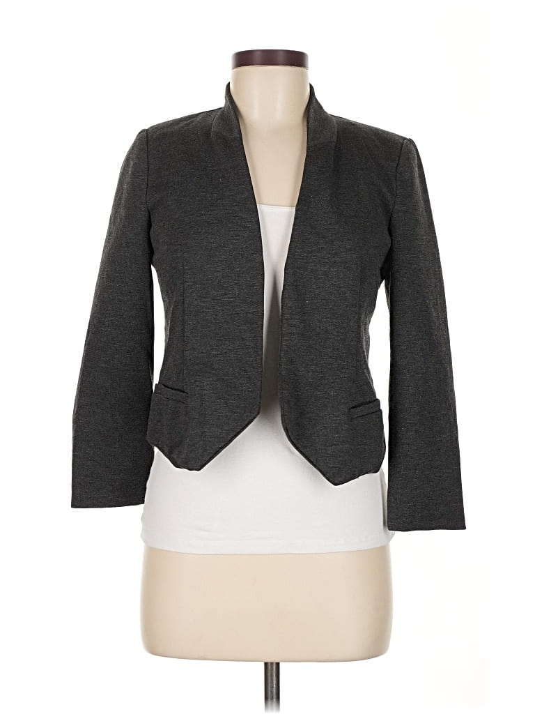 Pre-owned Lc Lauren Conrad Blazer Jacket In Gray