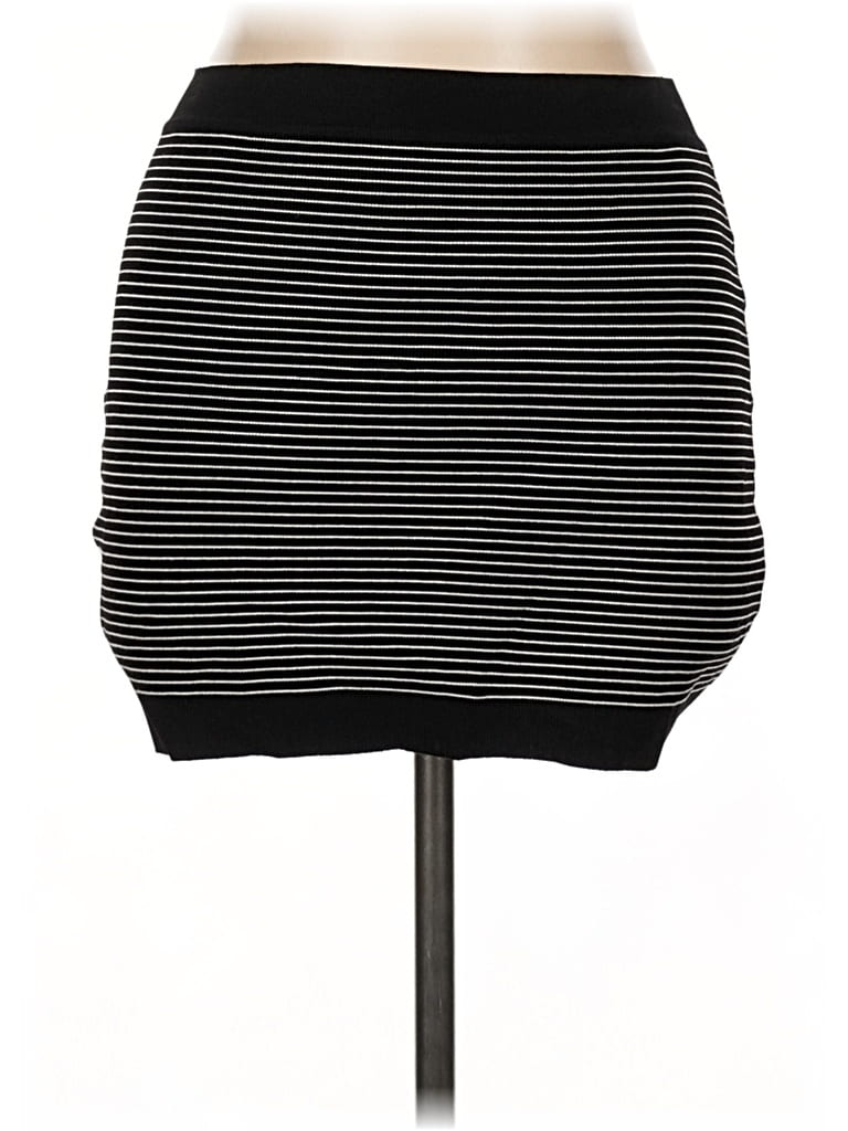 Pre-owned Bebe Casual Skirt In Black