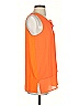 MICHAEL Michael Kors Orange Sleeveless Blouse Size S - photo 4