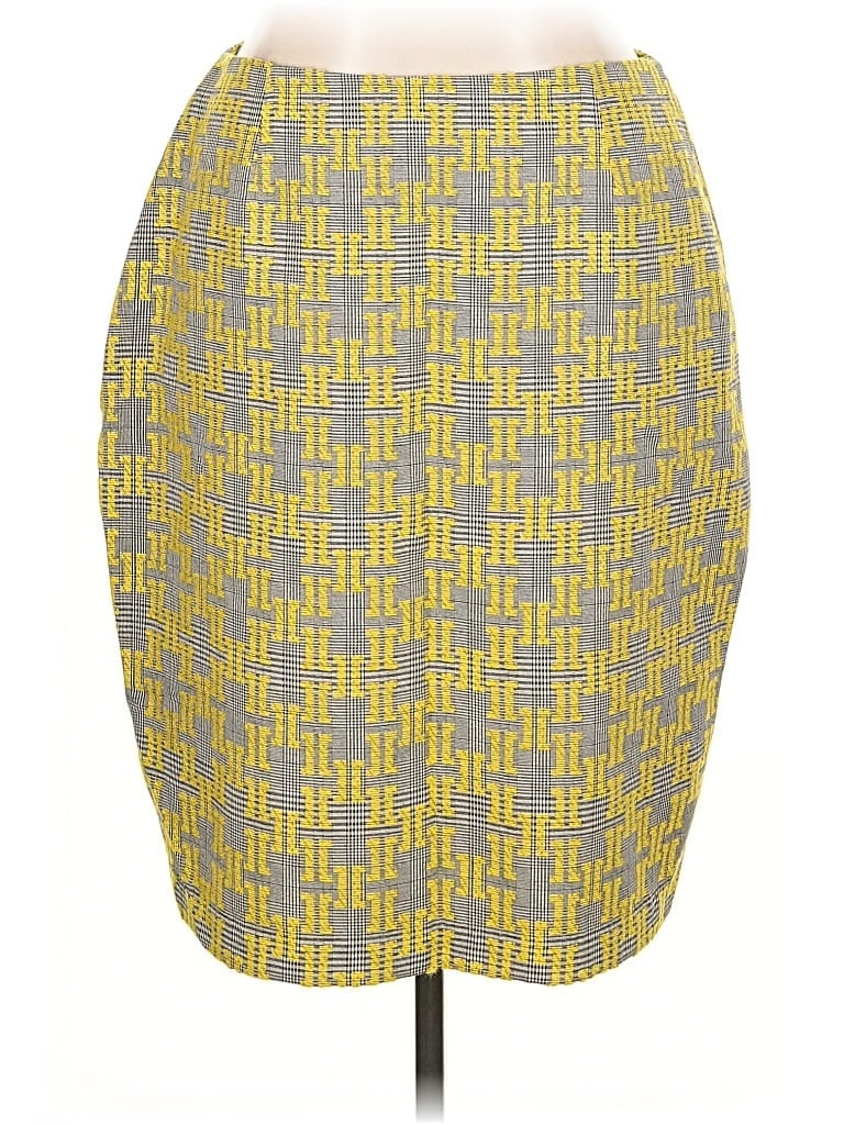 Pre-owned Kasper Casual Skirt In Yellow
