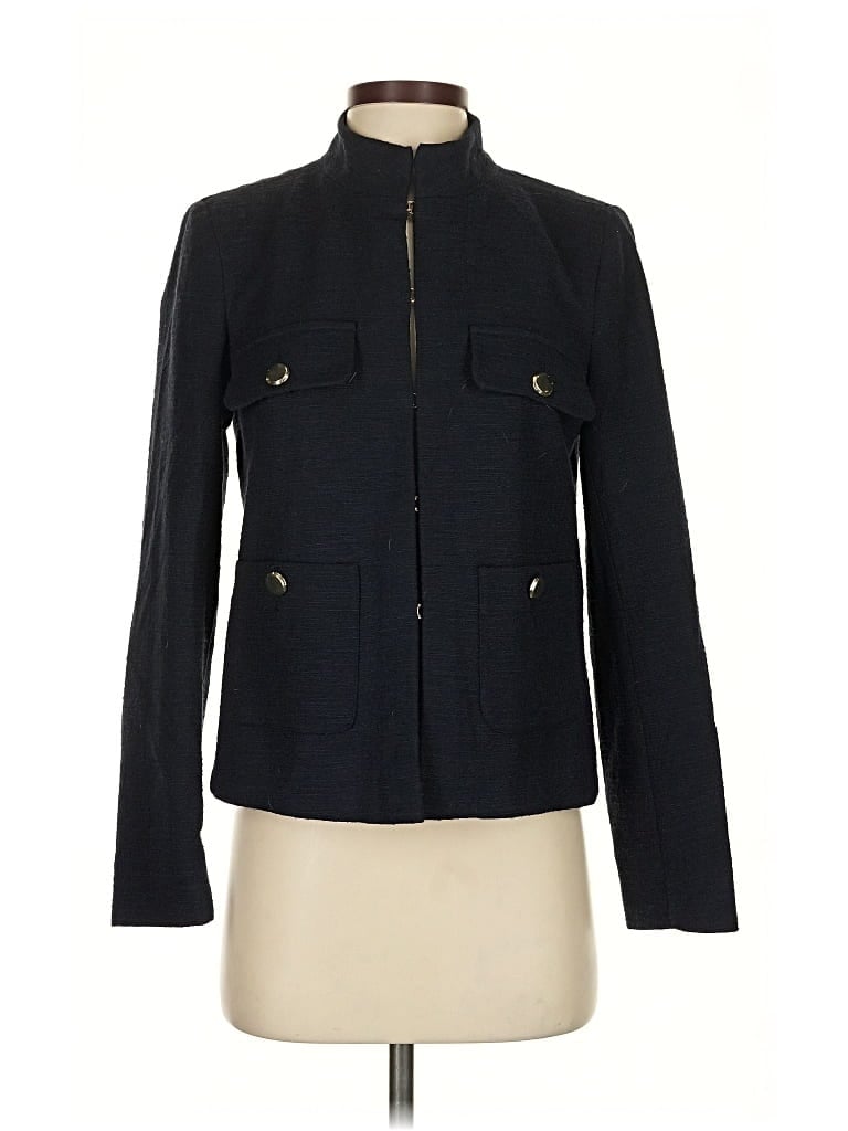 Pre-owned Zara Jacket In Blue