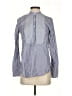 J.Crew Stripes Blue Long Sleeve Blouse Size 4 - photo 1