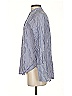 J.Crew Stripes Blue Long Sleeve Blouse Size 4 - photo 5