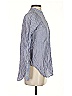 J.Crew Stripes Blue Long Sleeve Blouse Size 4 - photo 4