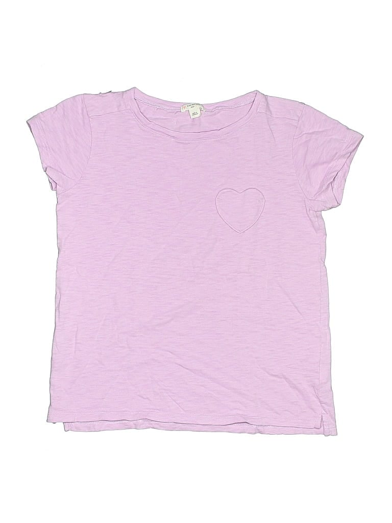 Pre-owned Crewcuts Kids' Short Sleeve T-shirt In Purple