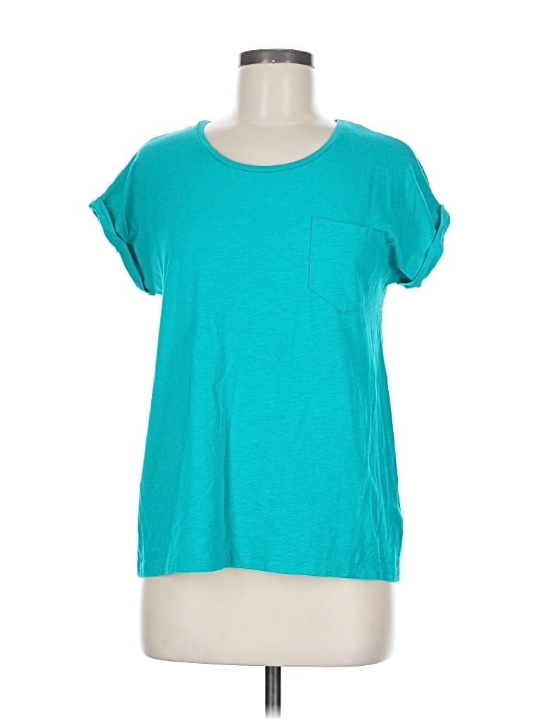 Pre-owned Sigrid Olsen Short Sleeve T-shirt In Blue