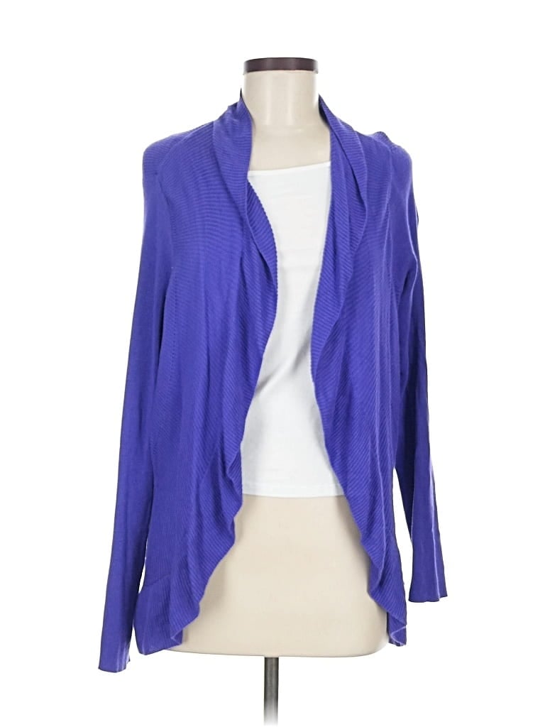 Pre-owned Chico's Cardigan Sweater In Blue