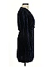 H&M 100% Polyester Blue Cocktail Dress Size 6 - photo 4