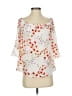 Banana Republic 100% Polyester White 3/4 Sleeve Blouse Size XS - photo 1