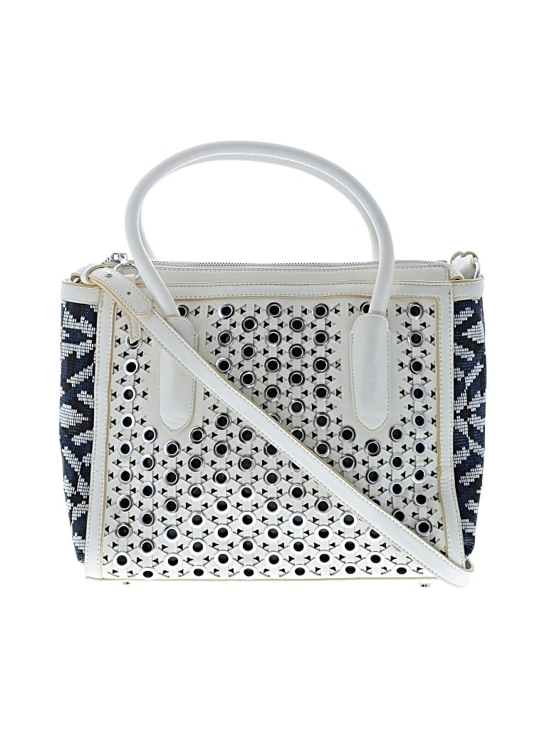 Pre-owned Sam Edelman Satchel In White