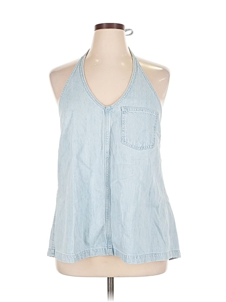 Pre-owned Universal Thread Sleeveless Blouse In Blue