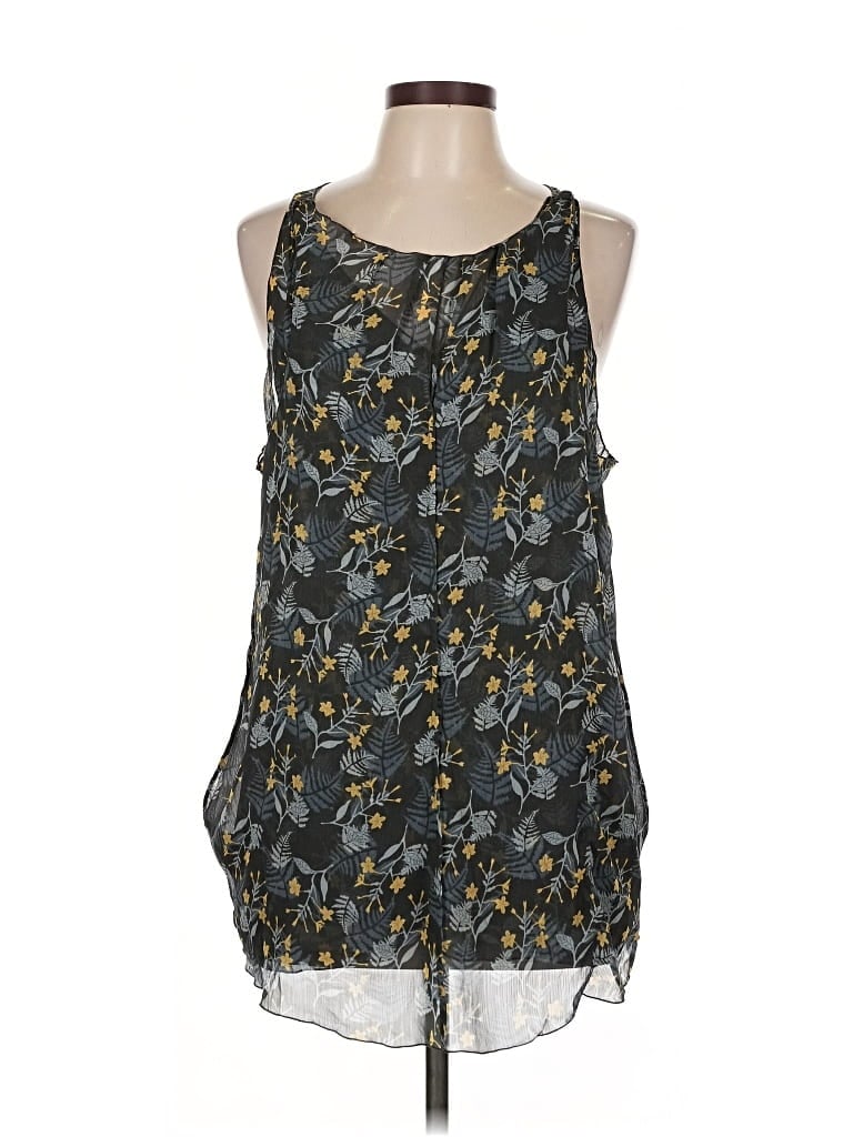 Pre-owned Cabi Sleeveless Blouse In Black