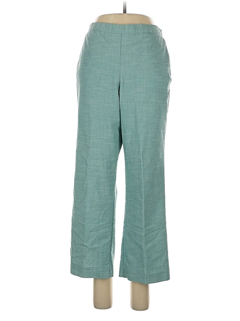 Pre-owned Alfred Dunner Casual Pants In Blue