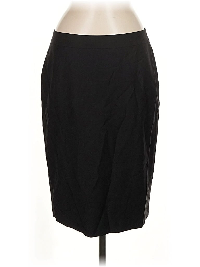 Pre-owned Ann Taylor Wool Skirt In Black
