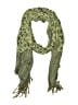Isabella 100% Viscose Green Black Scarf One size - photo 1