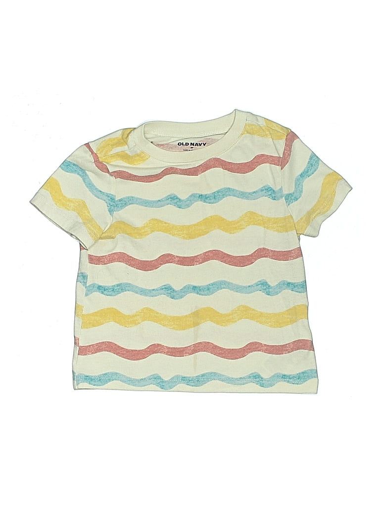 Pre-owned Old Navy Kids' Short Sleeve T-shirt In White