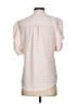Laundry by Shelli Segal 100% Polyester Houndstooth Pink Short Sleeve Blouse Size XS - photo 2