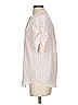 Laundry by Shelli Segal 100% Polyester Houndstooth Pink Short Sleeve Blouse Size XS - photo 5