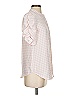 Laundry by Shelli Segal 100% Polyester Houndstooth Pink Short Sleeve Blouse Size XS - photo 4