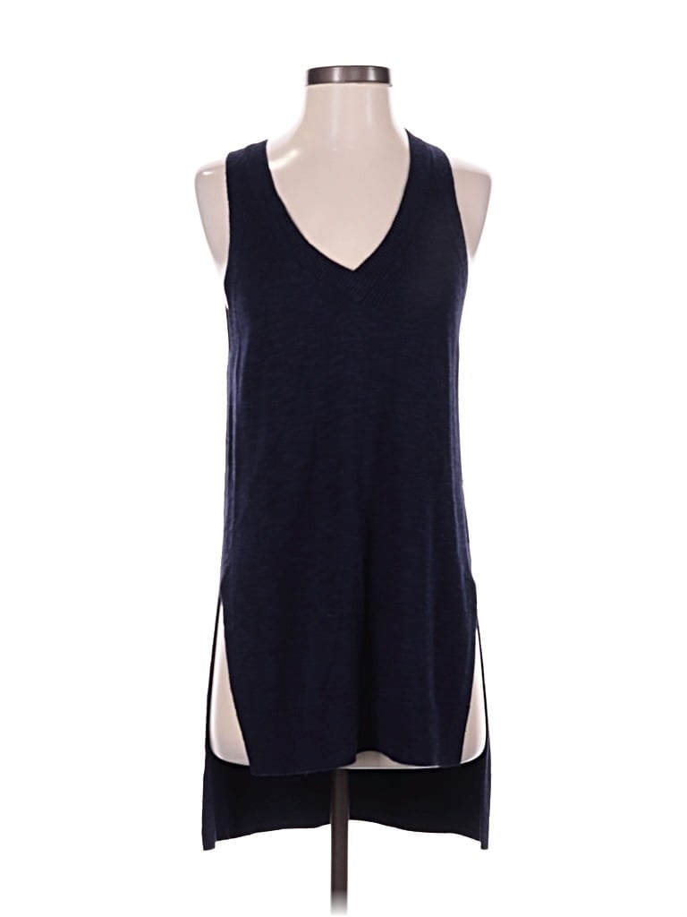 Pre-owned Anthropologie Sweater Vest In Blue