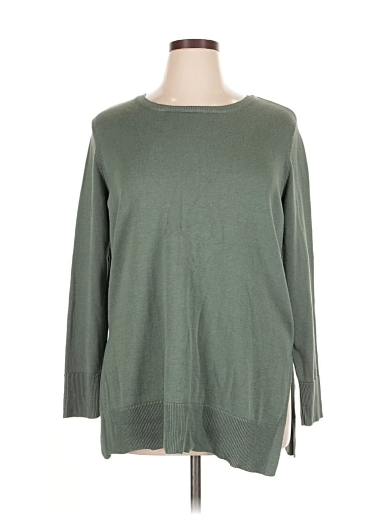 Pre-owned Maison Jules Pullover Sweater In Green