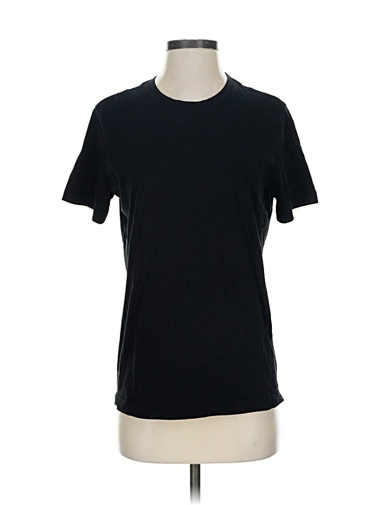 Pre-owned H&m Short Sleeve T-shirt In Black