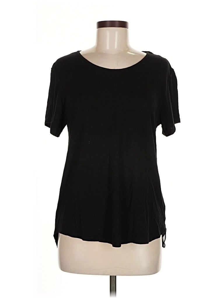 Pre-owned Kim & Cami Short Sleeve T-shirt In Black