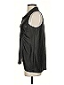 Guess 100% Polyester Black Sleeveless Button-Down Shirt Size XS - photo 5