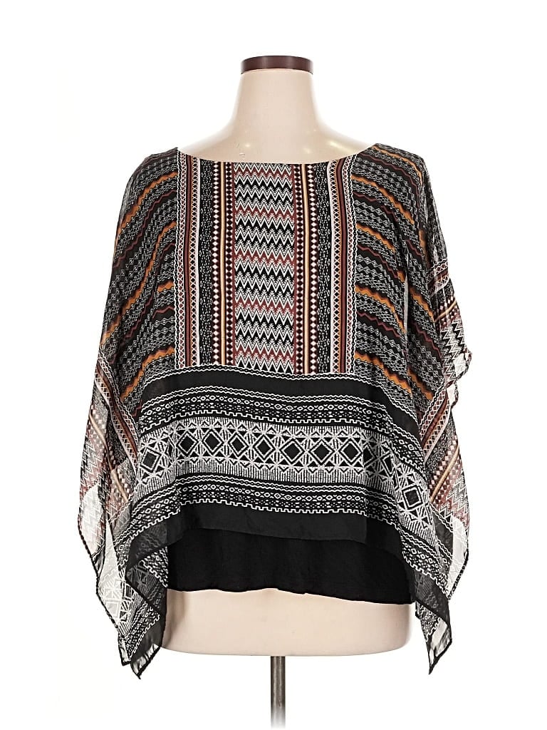 Pre-owned Agb Sleeveless Blouse In Black