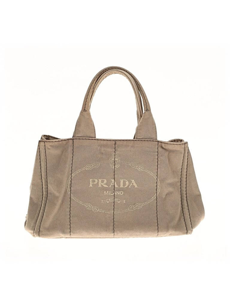 Pre-owned Prada Tote Bag In Gray