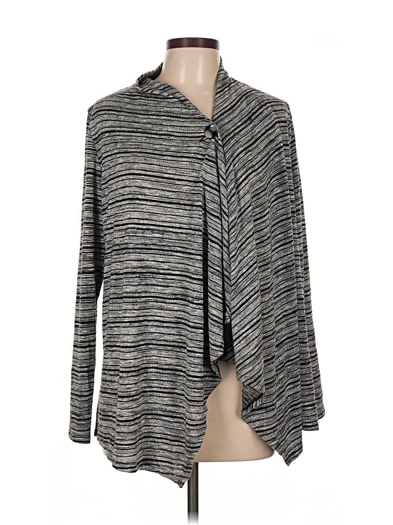 Pre-owned Ab Studio Kimono In Gray