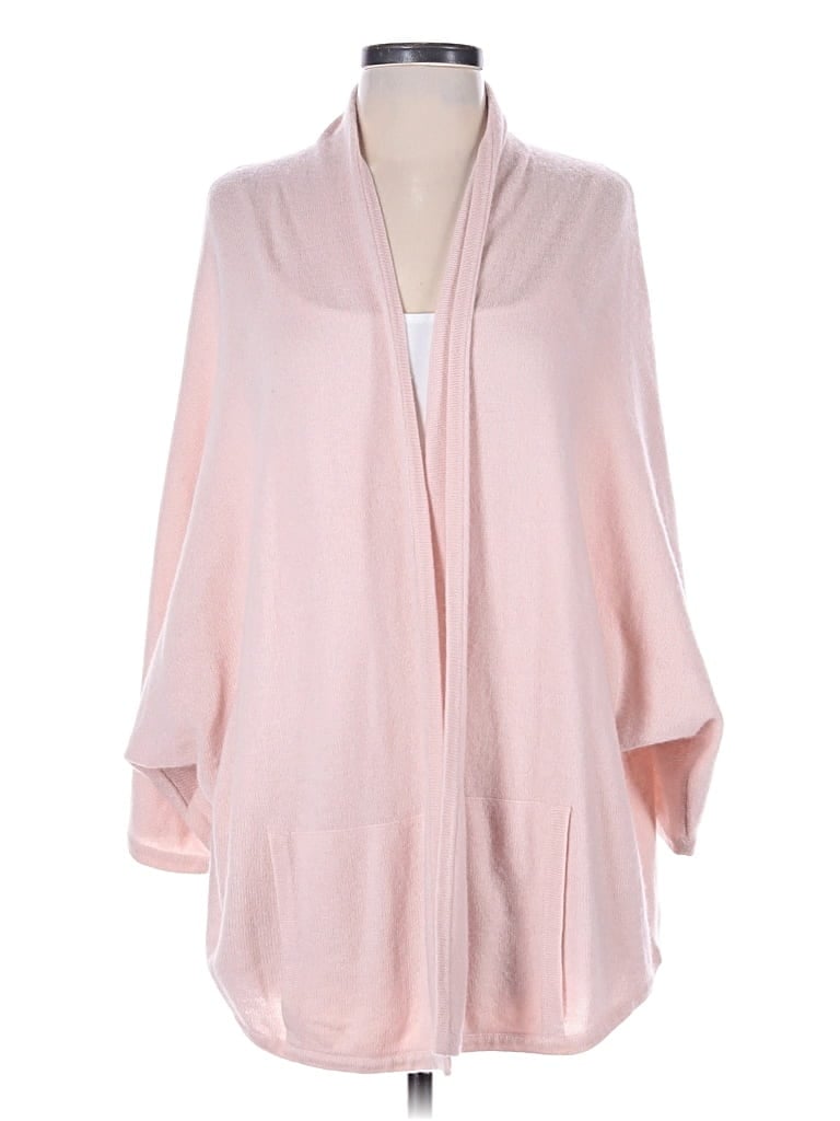 Pre-owned Neiman Marcus Cashmere Cardigan Sweater In Pink