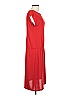 Talbots Solid Red Casual Dress Size L - photo 4