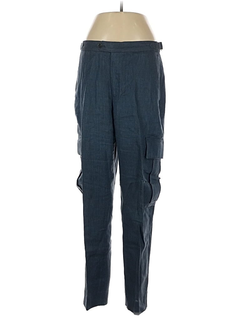 Pre-owned Banana Republic Linen Pants In Blue